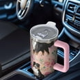 thumbnail image 6 of OBREWU Bernese Mountain Dogs with Flowers Tumbler with Handle and Lid,Bernese Mountain Dogs with Flowers 40oz Double Wall Vacuum Insulated Tumbler,Cups Gift for Women and Men, 6 of 7