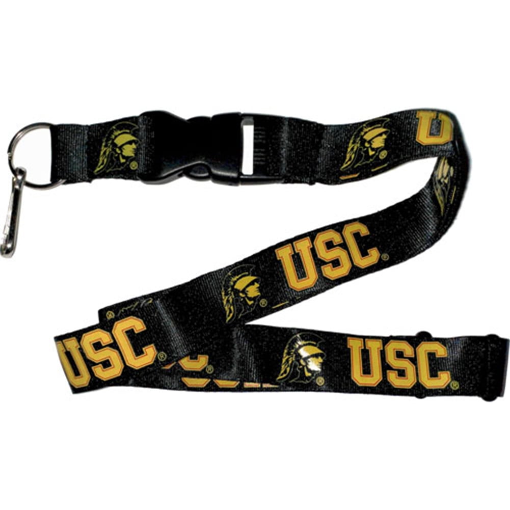 Usc Trojans Logo Lanyard Black
