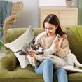 thumbnail image 3 of Cow Animal Print Pillow Set - Soft Cushions for Sofa and Home Decor, 3 of 6