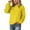 Yellow, variant on Essentials Women's Sweater Solid Warm Thicken Long Sleeve Crew Neck Knitted Lightweight Sweaters