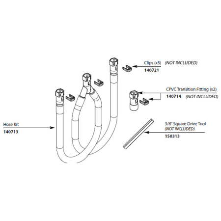 Moen 140713 Quick Connect Hose Kit Moen 140713 Quick Connect Hose Kit
