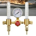 thumbnail image 3 of Industrial Argon Gas Double Tube Pressure Meter with Large Face & Strong Brass Body Pressure Measurement Tool for Cutting, 3 of 8