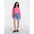 thumbnail image 3 of Scenario Women's Oversized Tee with Long Sleeves, Sizes XS-XXXL, 3 of 6