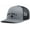 Heather Grey/Black, variant on Mens Pickleball Hat Funny Just Dink It Mesh Back Trucker Hat Baseball Cap-White/White