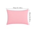 thumbnail image 4 of Decorative Soft Polyester Pillow Cover for Sofa Bed and Living Room - 27.56x19.69 inches, 4 of 5
