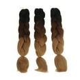 thumbnail image 2 of Ensemble de 3 Pcs d'Extension de Dreadlocks C14, Couleur Dégradée, Tressage, Extension de Cheveux, 2 of 14