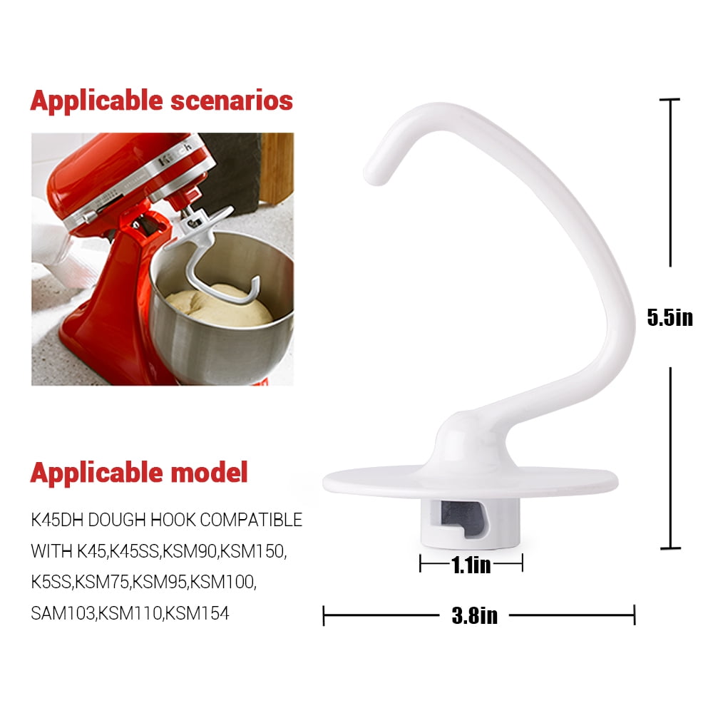KitchenAid® K45DH Dough Hook for K45B and KSM90 Stand Mixers