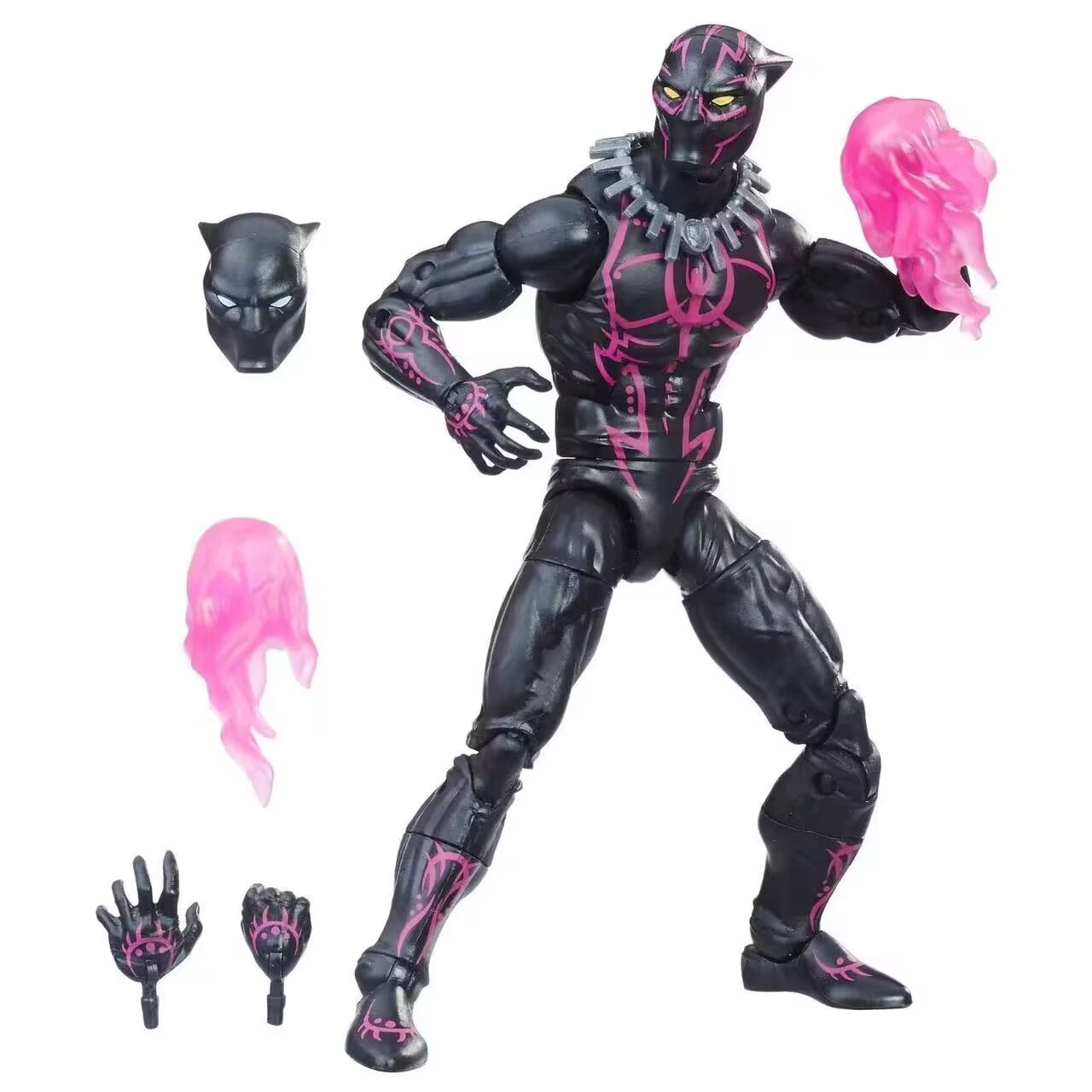 6 Inch Original Marvel Legends Black Panther Vibranium Power Armor Action Figure Model Toy Desktop Collection Birthday Gift LZ Walmart