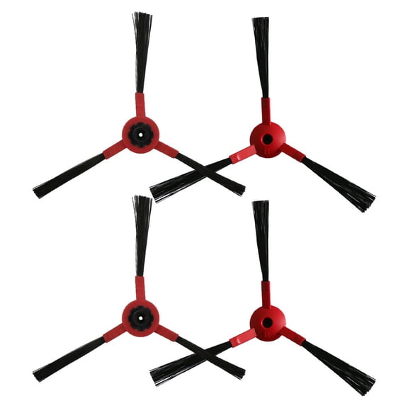 4 Pack Side Brushes for Compatible Robotic Vacuum Cleaner Parts