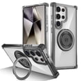 thumbnail image 1 of Funda para S25U con soporte magnético giratorio de 360 grados, carcasa protectora resistente y a prueba de golpes, funda magnética para S25 U., 1 of 9
