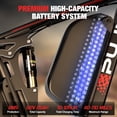 thumbnail image 6 of PUJH Off Road Electric Bike for Adults, 750W Dual Motor Ebike, 52V 25Ah Removable Battery, 28 MPH 110-Mile Range, 24x4 Fat Tire Full Suspension, Hydraulic Disc Brakes, 6 of 9