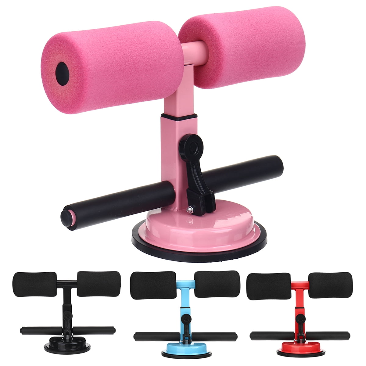 Upgraded Sit Up Aid Adjustable Push-up Bar Assistant Self Suction Non