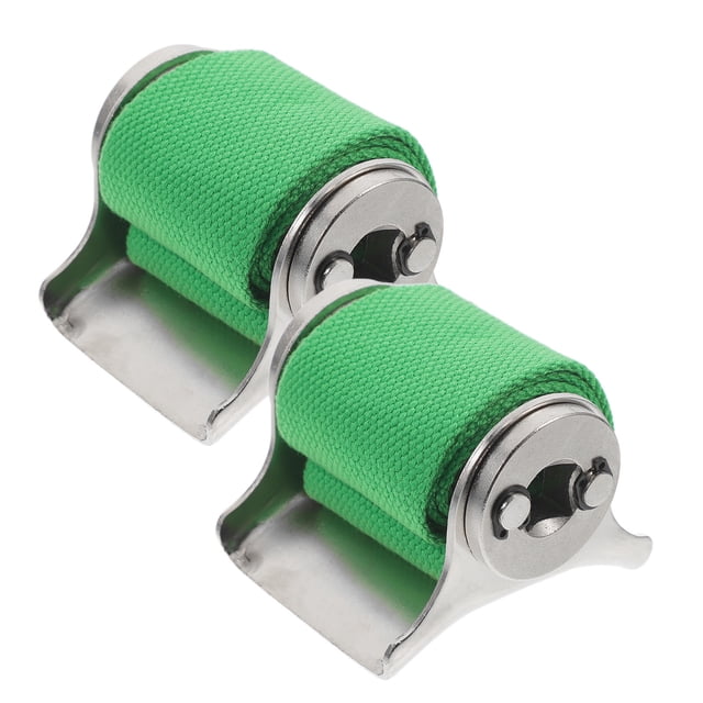 CATIEBYE 2Pcs Green Strap Wrench Set Small Oil Filter Removal Tools for Vehicle Maintenance