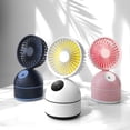 thumbnail image 3 of Billuyoard Ventilador de niebla de agua, humidificador portátil de 200ML, dispositivo de refrigeración interior sin escobillas recargable, Electrodomésticos Rosado, 3 of 6
