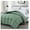 Sage, variant on Comforter Duvet Insert - All Season Box Stitched Quilted Down Alternative Comforter with Corner Tabs, Double , Piped Edges, Black, Queen 88" x 88"