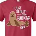 thumbnail image 4 of Inktastic I Just Really Like Sea Lions Ok T-Shirt, 4 of 5