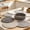Gray, variant on Winter Poetry Upgrade Round Woven Cotton Placemat, Heat Resistant Table Mat, Kitchen Hot Pad for Pot and Dish, 18.34oz, 3 Styles Available Coffee