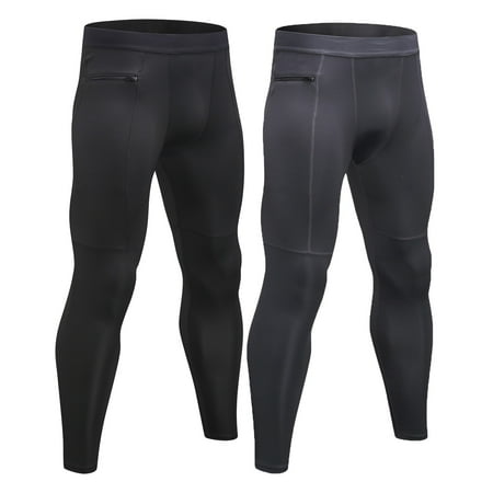 Men Compression Pants Sports Tights Fitness Trousers Running Training  Leggings