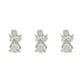 thumbnail image 4 of Guardoinrt Beautiful Resin White Angel Statue Delicate Desktop Decor Collection Window Props for Christmas prayer hold hands 3Set, 4 of 6