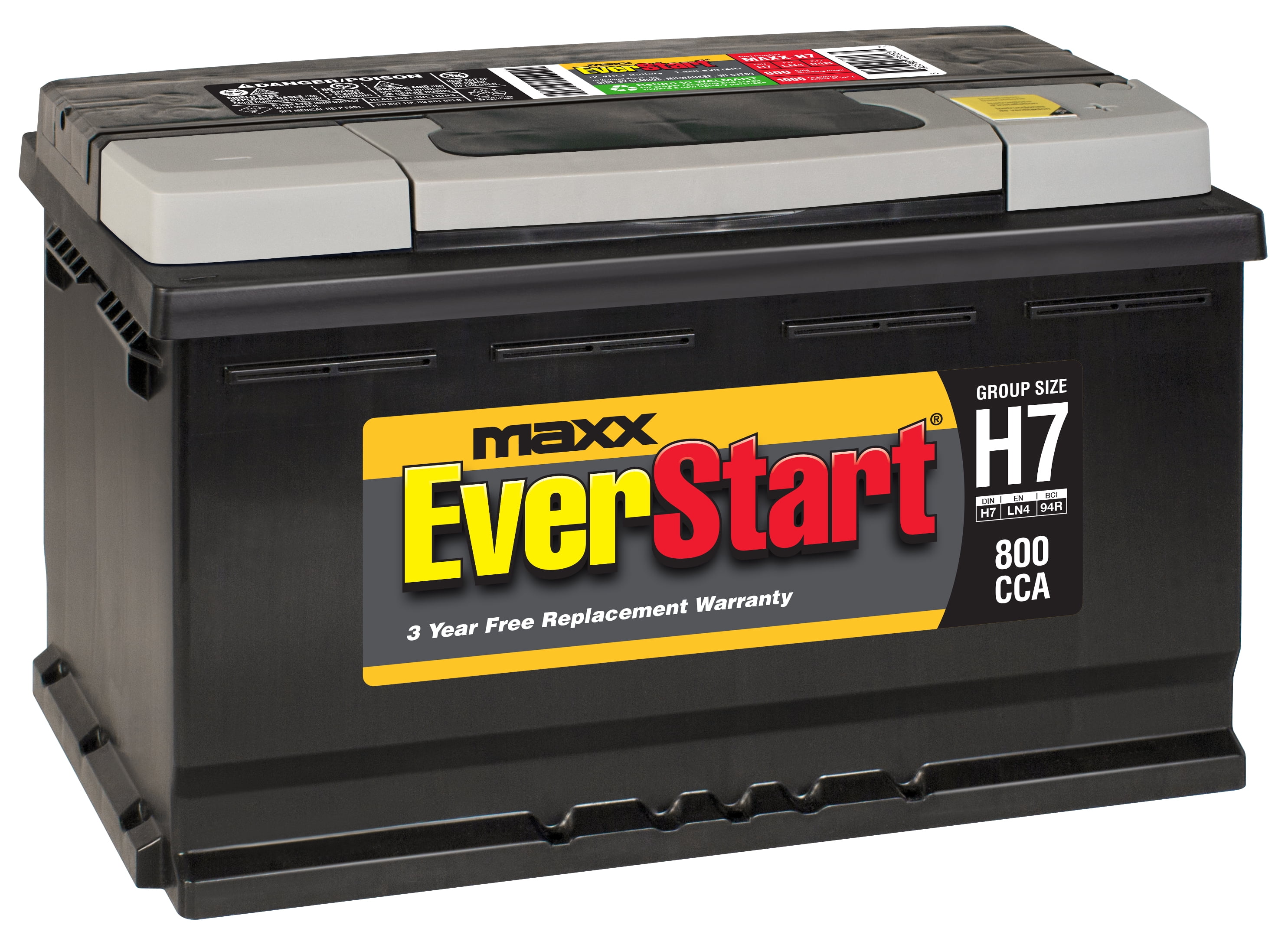 EverStart Maxx Lead Acid Automotive Battery, Group Size H7 (12 Volt/800