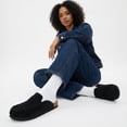 thumbnail image 4 of Cushionaire Fondu Genuine Leather Clogs for Women, Comfortable Slip On Womens Mules with Penny Strap Accent and Memory Foam Footbed, 4 of 23