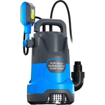 Sump Pump Submersible Water Pump 1HP 3700GPH with Float Switch Portable Water Transfer Pump Electric for Pool Draining Hot Tub Basement Utility Pumps