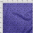 thumbnail image 3 of oneOone Viscose Chiffon Medium Blue Fabric Geometric Triangle With Chevron Sewing Craft Projects Fabric Prints By Yard 42 Inch Wide, 3 of 4