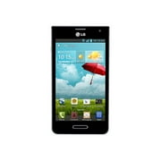 LG Optimus F3 - 4G smartphone / Internal Memory 4 GB - microSD slot - LCD display - 4" - 800 x 480 pixels - rear camera 5 MP - front camera 0.3 MP - prepaid - T-Mobile - black
