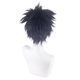 thumbnail image 3 of Peluca corta para cosplay, azul oscuro, 35 cm, alta temperatura, 3 of 3