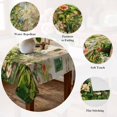 thumbnail image 5 of Spring Daisy Birds Table Cloth Waterproof Tablecloths, Vintage Farmhouse Garden Flowers Tablecloth Dining Table Cover for Kitchen Party Tabletop Outdoor, Square Tablecloth 60x60 Inch, 5 of 9