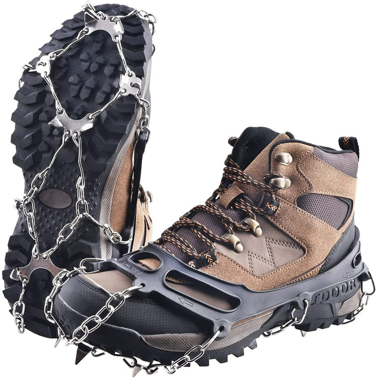 Ice Fishing STRETCH-ON BOOT TRACTION ICE GRIPS - Anti Slip Grips