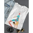 thumbnail image 3 of Woman Doing Aerial Acrobats T-Shirt Women -Image by Shutterstock, Female Small, 3 of 4