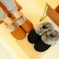 thumbnail image 6 of LORDFON Warm Womens House Slippers with Fluffy Fuzzy Plush Lining for Winter, 6 of 7
