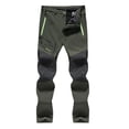 thumbnail image 3 of Ski Pants Men Snow Pants Windproof Outdoor Camping Hiking Thick Trousers Pants Womens Snow Pants Green XL, 3 of 4