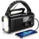 thumbnail image 1 of Hand crank emergency radio, 10000mAh emergency radio, solar radio AM/FM weather radio, USB Type-C charging, flashlight and LED reading lamp, 1 of 1