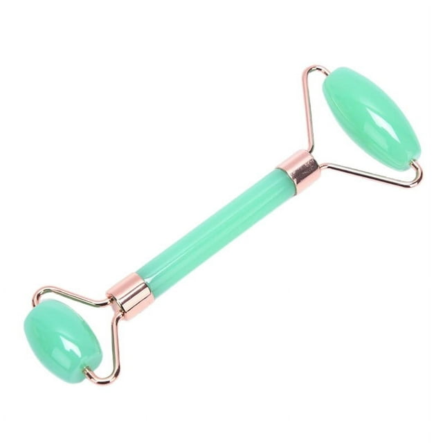 Double Headed Massage Gua Sha Jade Facial Roller Face Lift Up Skin Care Spa Tool