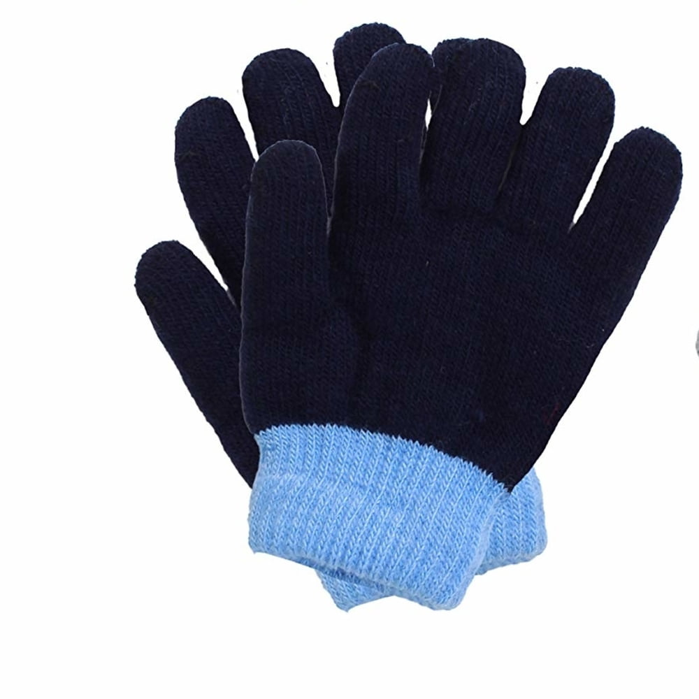 Thick Insulated Multi Toddler-Kids Knit pairs Gloves Colors Extra Children 6