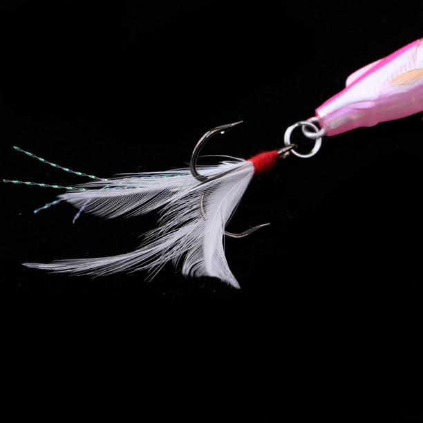 Minnow Imitating the Shoal of , with Feather Hook Pink 