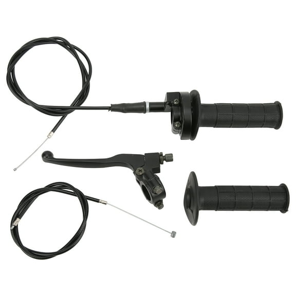 7/8In Throttle Brake Handle Cable Kit Black Matte Texture Replacement For 50Cc 90Cc 110Cc 125C 4 Stroke Dirt Bike