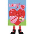 thumbnail image 1 of Magnolia Garden Flags M010074 Amour Coeur Polyester Drapeau de Jardin, 1 of 1