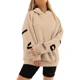 thumbnail image 3 of Sudaderas De Mujer Afelpada Moda Casual Hoodie Con Capucha, 3 of 7