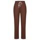 thumbnail image 4 of Pantalones cortos anchos con cordones para mujer - Pantalones casuales de color liso con bolsillos, 4 of 4
