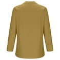 thumbnail image 5 of Womens Cotton Linen Button Down Shirt 2026 Spring Casual Long Sleeve Blouses Solid Color Loose Soft Work Tops Dressy Lightweight Comfy Outfits Going Out Tops Ladies Fashion Trendy, 5 of 6
