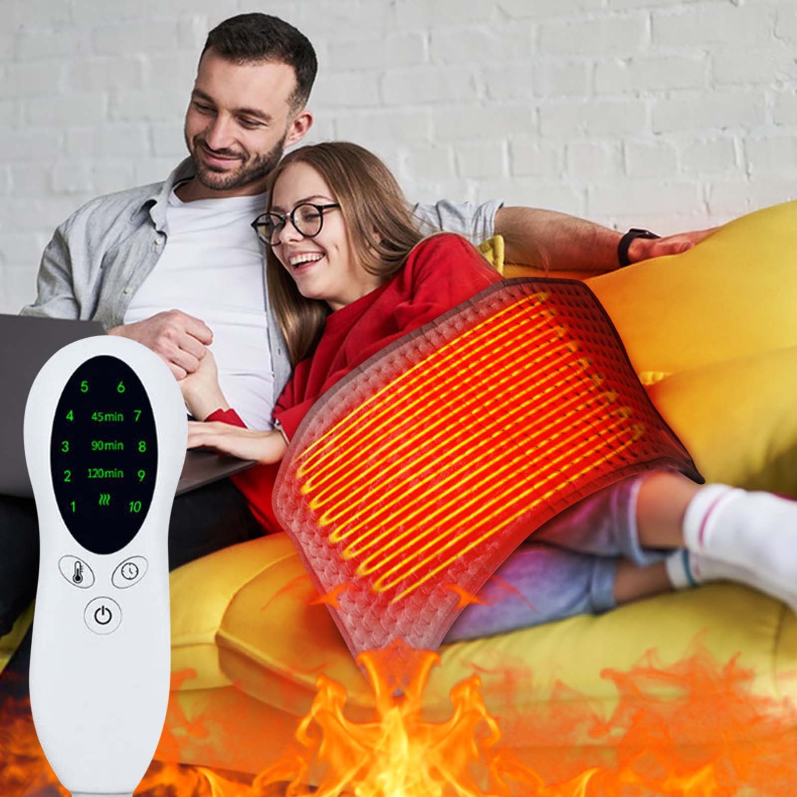 Viflosae Heated Blanket Small Electric Blanket Heating Pad High Temperature Heat Pad Heatingpad Multifunctional Body Warming Blanket Heating Pad