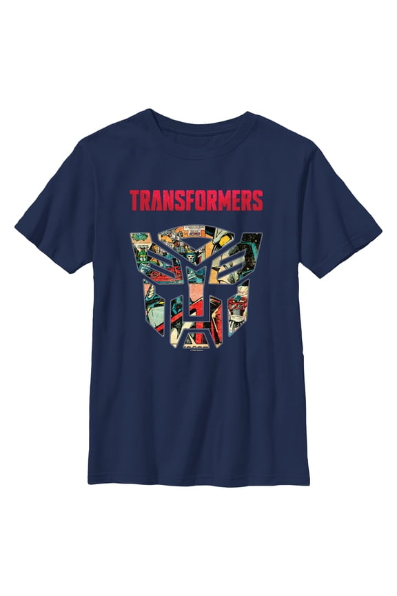Boy's Transformers Generations Comic Logo Graphic T-Shirt