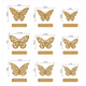 thumbnail image 4 of 144 pcs Decoracion Mariposas 3D Para Pared Malubero Color Oro Rosa Mariposas Decorativas, 4 of 5