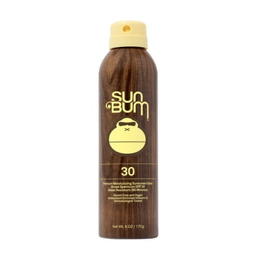 Sun Bum Premium Moisturizing Sunscreen Spray, SPF 30, 6 oz