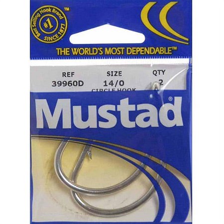 UPC: 0023534099388 | Mustad Circle Hook (Duratin) – 14/0 2pc