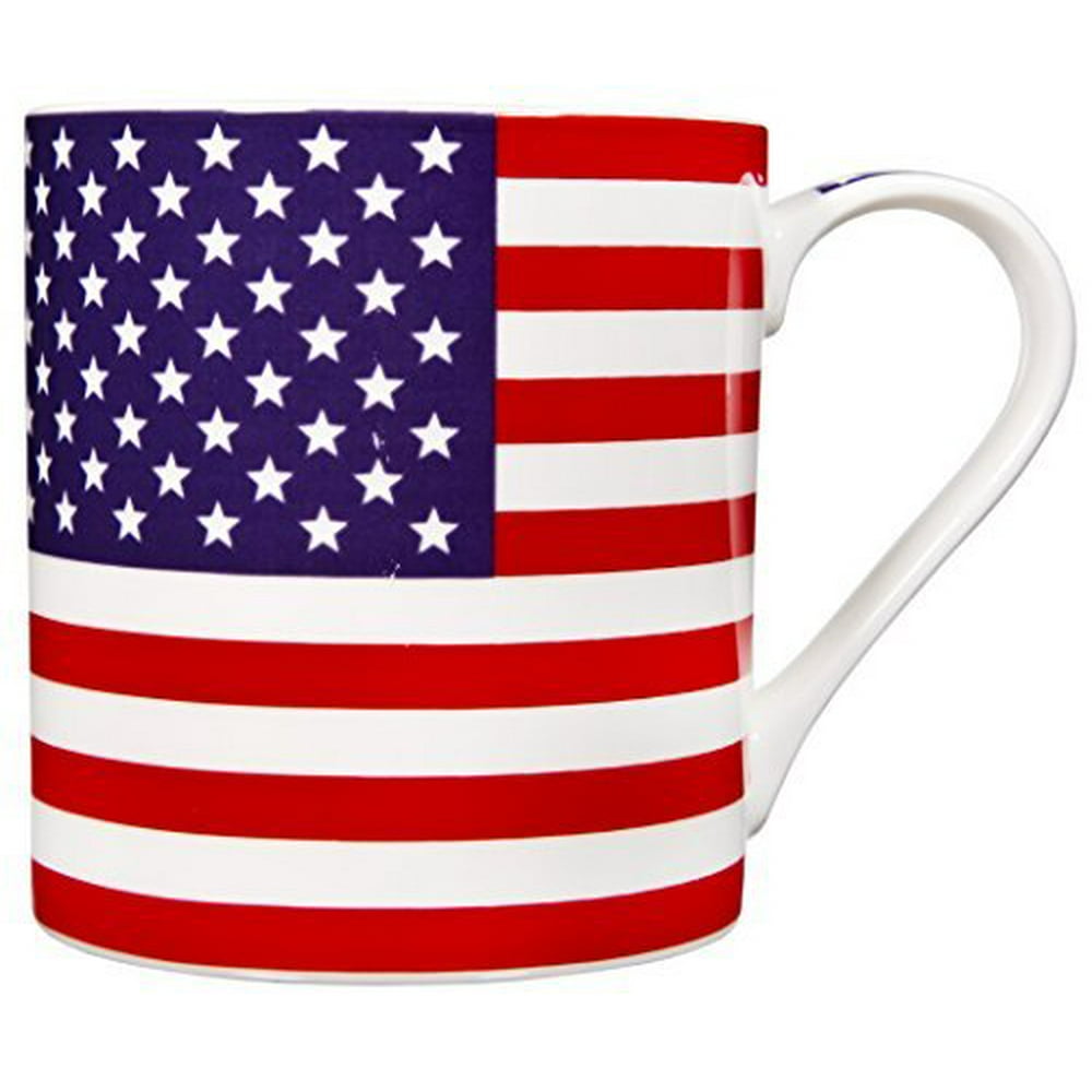Home Essentials American Flag Coffee Mug, Stoneware, 17 ounce Walmart