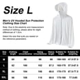thumbnail image 2 of 1 adulto blanco de cuello alto con sombrero de verano protección UV ropa de piel fina protector solar, 2 of 5